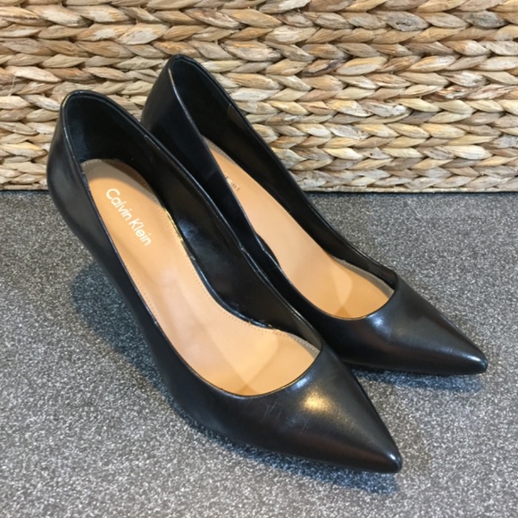 Calvin Klein Black “Gayle” Heels - Picture 1 of 14